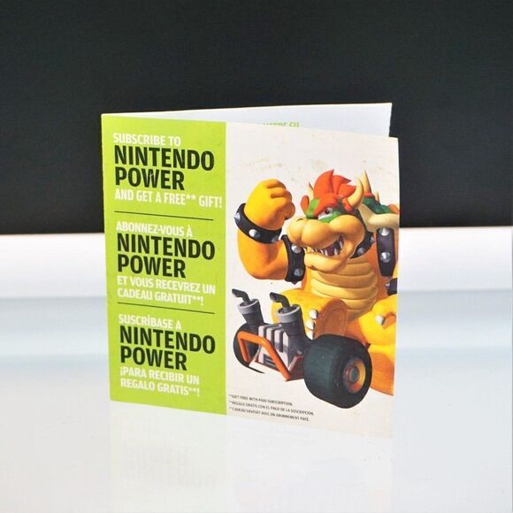 Nintendo Power Mario Kart DS Nintendo DS INSERT ONLY 2005 - Picture 1 of 4
